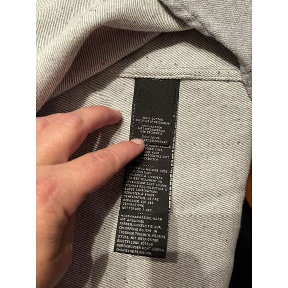 Harley-Davidson Gray Thick Slim 2 XL Button Down Short Sleeve - Picture 6 of 8